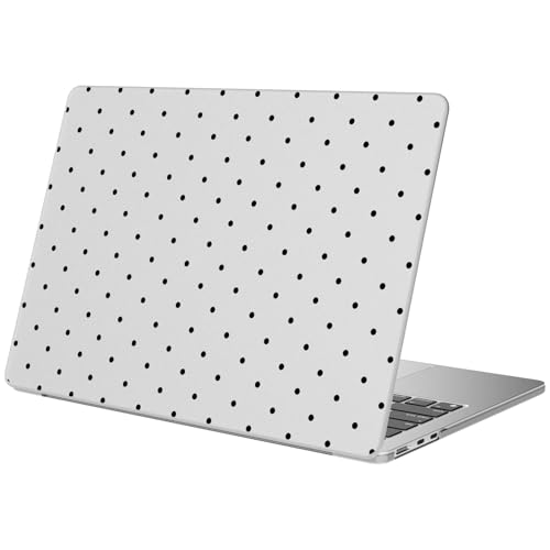 Funda MacBook Pro 13 ultradelgada mate antiarañazos con diseño de lunares M2