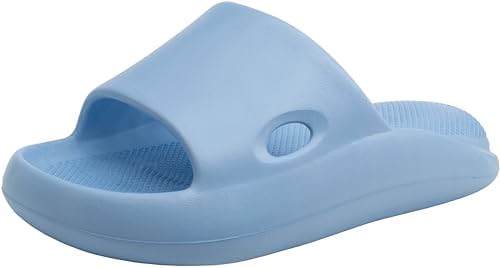 （03:00時点） [Alvisto] 理学療法士推奨 スリッパ 室内 サンダル 4cm超厚底 エアースリッパ ルームシューズ レディース メンズ ベランダ バス トイレ 超軽量 静音防滑 柔らか 抗菌防臭 EVA air slippers 忘れな草色 25.0-26.0cm