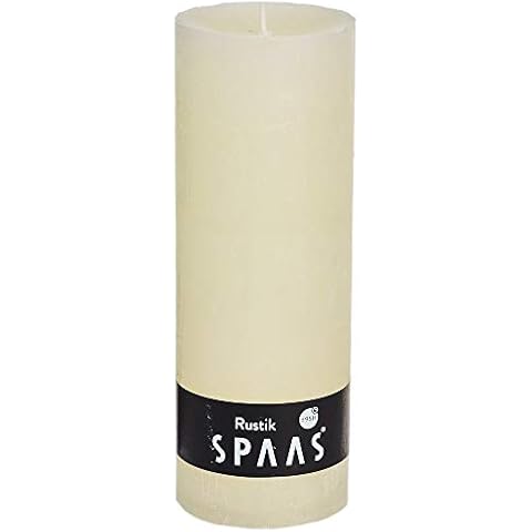 Spaas Rustic Unscented Pillar Candle 68/190 mm Cover