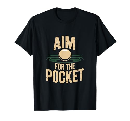 Zielen Sie auf den Pocket Snooker T-Shirt