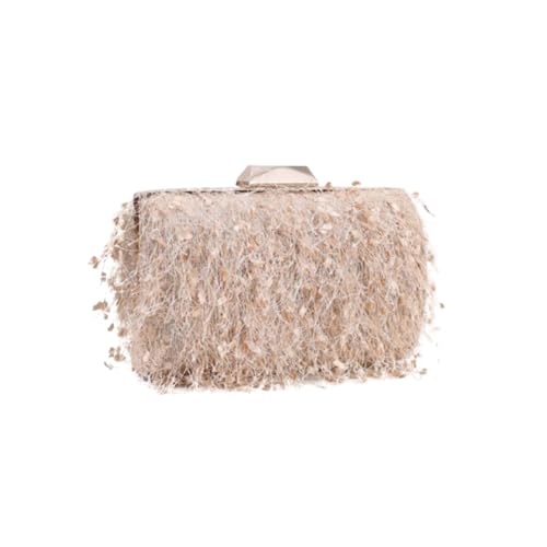 Sac bandoulière beige CALLARON chic pour mariage et grande soirée habillée