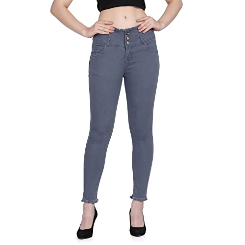 Plazma Jeans Women Strechable Mid Rise Skinny Fit Jeans