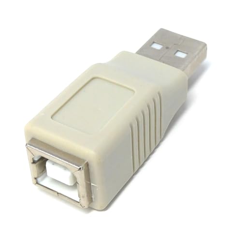 1pcs. USB 2.0 A Male to Type B Female Adapter Convertor for Printer, Scanner, PC, Music Instruments, Hard Drive