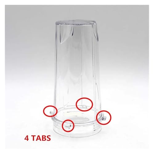 2 piezas vasos con tapas planas de 16 oz para licuadora miniatura 6