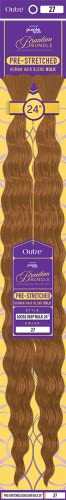 Outre Purple Pack Brazilian - Prestretched Loose Deep Bulk 24" (STRAWBERRY BLONDE 27)