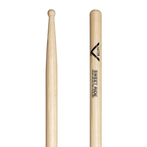 Vater Drumsticks VHSRW - Sweet Ride American Hickory Series - Punta de madera tipo bola - Pack de 3 pares miniatura 1