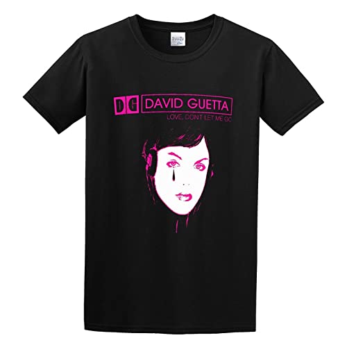 Photo de Men's David Guetta Love Dont Let Me Go T-Shirt Print Tees Short Sleeve O Neck XXL