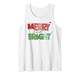 Photo Gallery merry and bright - albero di natale da donna canotta Photo Gallery merry and bright - albero di natale da donna canotta
