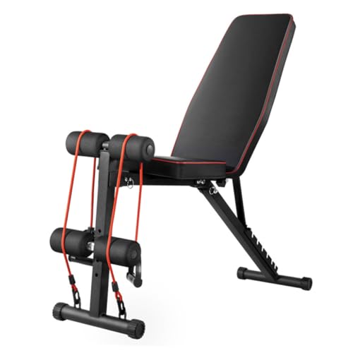 SUPVOX 1pc Foldable Sit-up Board Adjustable Fitness Core Slant Bench Household Abdominal Device