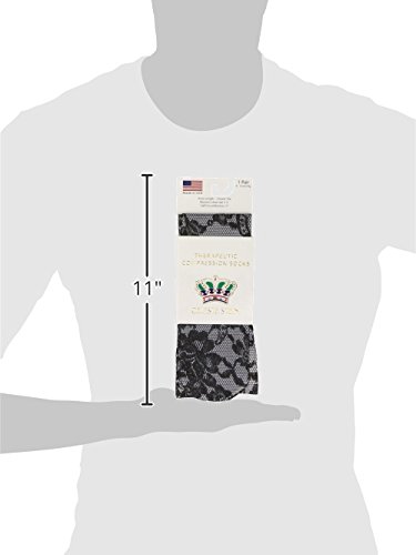 Image of Celeste Stein Therapeutic Graduated Women Compression Socks, Diabetic Socks For Womens, 8-15 mmHg For Regular Calf