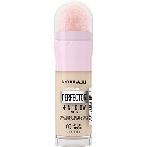Maybelline New York - Perfecteur de Teint Illuminateur 4-en-1 - Base/Correcteur/BB Crème/Enlumineur - Fond de Teint Instant Glow Perfector 4-in-1 - Teinte :...