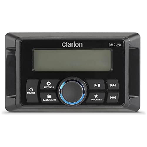 Clarion CMR-20 Télécommande marine avec écran LCD Connectivité NMEA2000