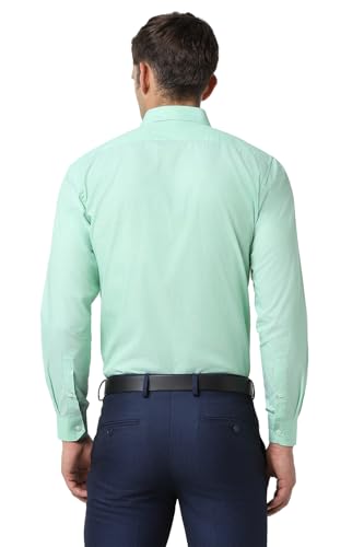 Image of Van Heusen Men Cotton Solid Regular Fit Shirt