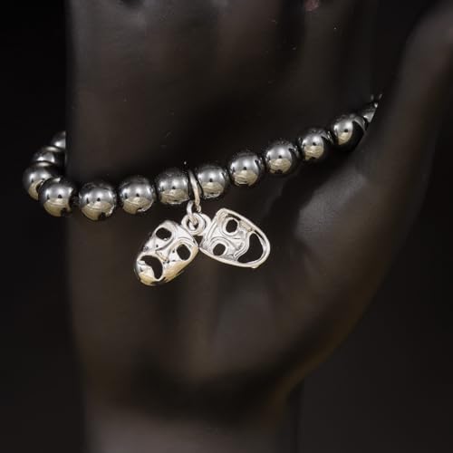 Image of Kivosliviz Theater Gifts Bracelet for Women Drama's Comedy Tragedy Jewelry Actress Theater Bracelet