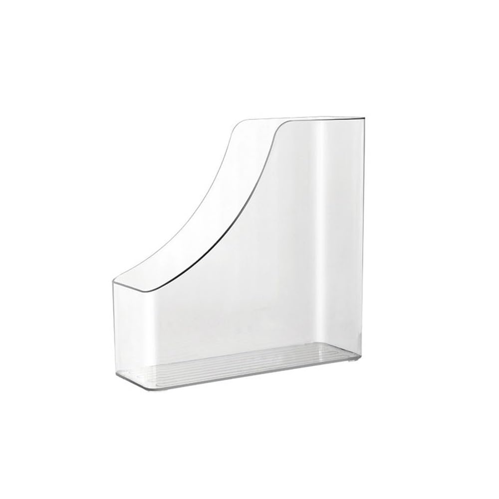 J9V4G6S3B5 Desktop File Rack Magazine File Holder - Office Acrylic Desktop Document Folder Journals Organizer Racks