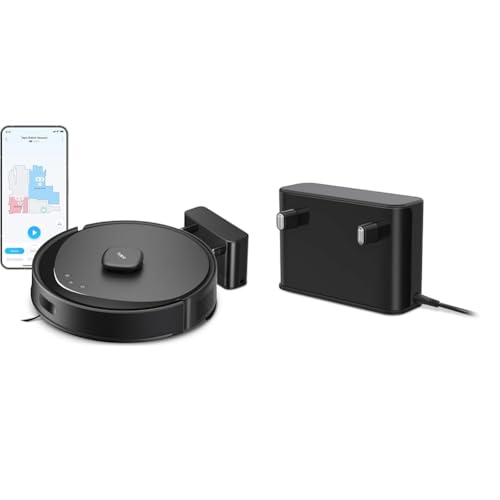 Image of Tapo Ultra-Slim LiDAR Smart Navigation Robot Vacuum and Mop, 5300Pa, RV30 Max + Tapo Robot Vacuum Charging Base RVB102