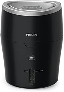 Philips Seria 2000 Nawilżacz Powietrza - Nawilżacz Pomieszczenia do 40 m² z Technologią NanoCloud, 3 Prędkości, Tryb Snu, Zbiornik 2l (HU4814/10)