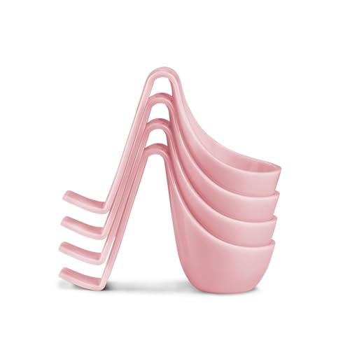 Hueveras Authentics Eiko 08 de policarbonato rosa, juego de 4 piezas 1028008 2