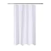 N&Y HOME Fabric Shower Curtain Liner 48 x 72 inches Bath Stall Size, Hotel Quality, Washable, Water Repellent, White Spa Bathroom Curtains with Grommets, 48x72