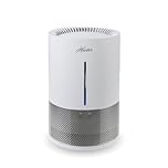 HHE150 Hunter Aspire 4.8L Evaporative Humidifier with PermaWick Filter (4.8L) - Remove Contaminants & White Dust for Clean Mist & Air – Medium Humidifier for Home, Bedroom, or Dorm - White