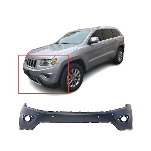Image of FitParts For Jeep Grand Cherokee 2014-2015 Front Upper Bumper Cover