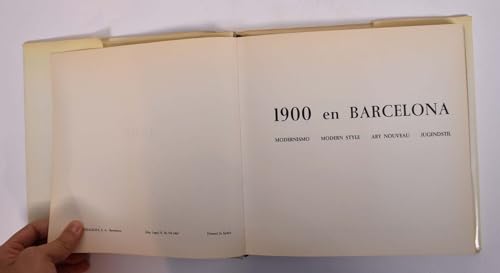 1900 En Barcelona Modernismo Modern Style Art N... [Unknown] B000J40J9E Book Cover