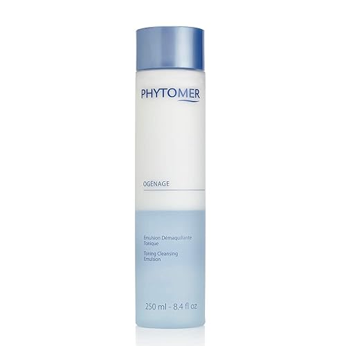 PHYTOMER Ogénage - Emulsión limpiadora tonificante | Limpiador facial de doble acción elimina el maquillaje y los tonos en uno | Limpiador facial