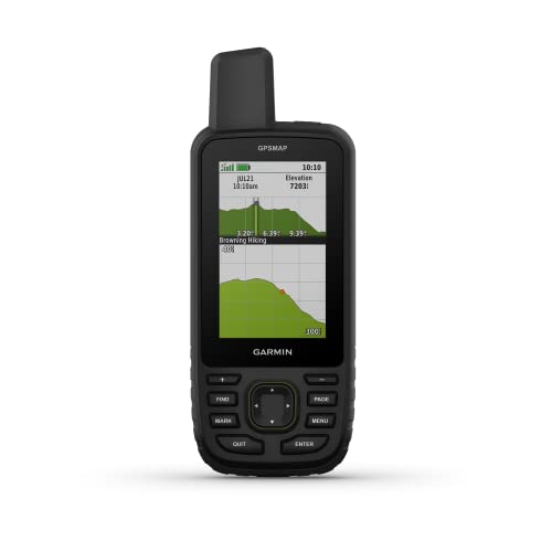 Garmin GPSMAP 67 Rugged Portable GPS, Multi-Band GNSS,Topo Mapping, Satellite Imaging, Color Display - Image 2