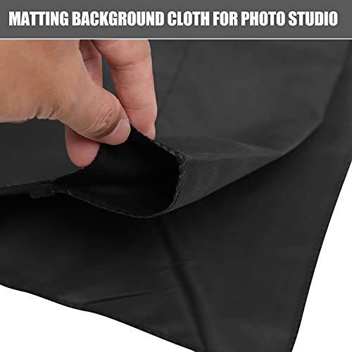 Lurrose Preto Do Estúdio Fotografia Pano de Fundo Pano de Fundo de Algodão Rugas Resistente Tela Pan