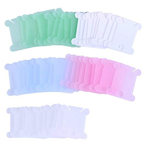 150 Stück Garnkarten-Organizer für Stickgarn-Spulen aus Kunststoff für Kreuzstich, Stickgarn, Nähgarn Cover