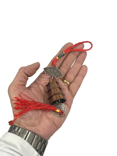 Image of numeroastro Tibetan Hanging Bell | Wind Chime for Homes, Offices, Cars for Positive Flow of Chee Energy (1 Pc)