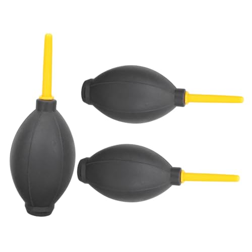 UTHCLO 3個 カメラ用クリーニングブロアー コンパクト軽量 エアダスター ホコリ除去 レンズ 電子機器対応 人間工学グリップ設計 携帯便利