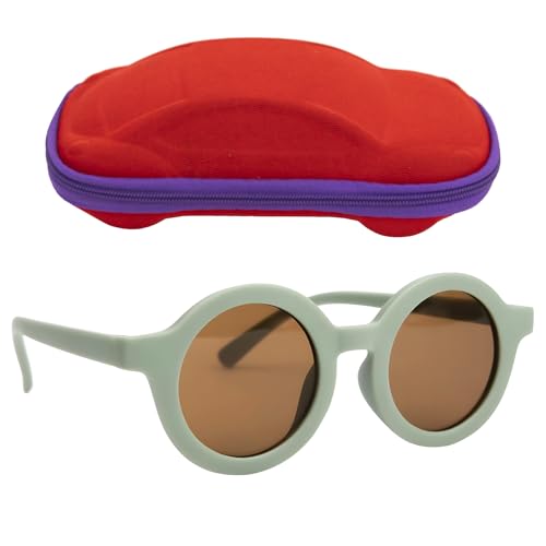Image of Koochie-Koo Plastic Classic UV Protected Round Shaped Stylish Plastic Sunglass Mirror Sunlight Goggles Eyewear, Sunglasses Baby Boys & Girls, 2-6 Years (Set of 1)