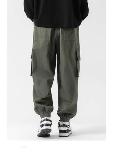Pantalon cargo ajustable avec coupe large et design jogging sport