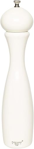 Miniatura 9 de Fletchers' Mill - Colección Marsala de molinillo de pimienta, cereza, 4 pulgadas, grosor ajustable fino a grueso, fabricado en Estados Unidos