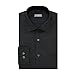 Van Heusen Men's Dress Shirt Regular Fit Ultra Wrinkle Free Flex Collar Stretch Solid, Black, 16