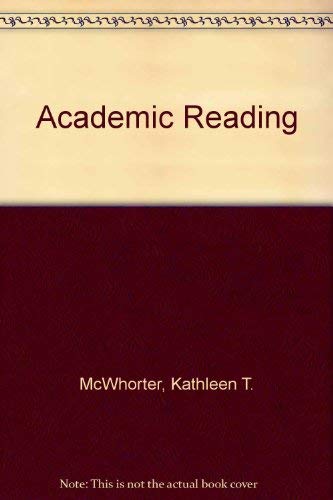 Academic Reading 0673522830 Book Cover