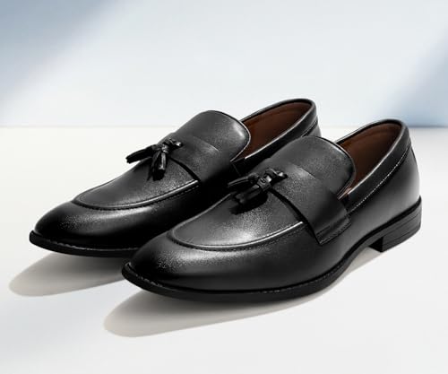 Image of LOUIS STITCH Men's Shoes Tassel Style Comfortable Moccasins for Men (RGMCPLTA)