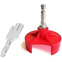 JILINWEI 1Pcs Removable Yarn Tensioner Adapters, 1Pcs Quick Knit Power Adapter with 1Pcs Hex Steel Bit Power Screwdriver Attachment for Addi Express22Needles/King Size46Needle