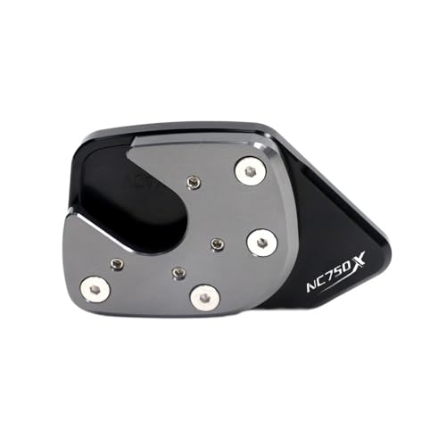 Extension béquille latérale NC750X plaque support moto aluminium CNC 2014-2023
