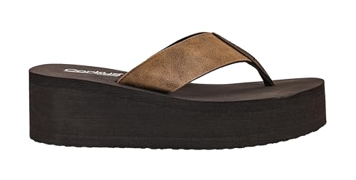 Corkys Footwear Women's Mai Tai Flip Flops Stylish V-Strap Casual EleganceComfort