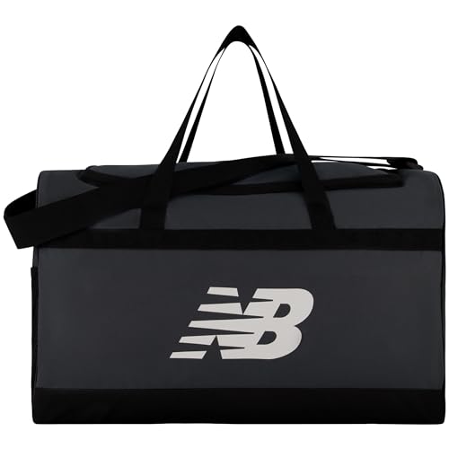 New Balance Duffel Bag, Small Carry On Gym Travel Luggage with Carrier Handles and Adjustable Shoulder Strap