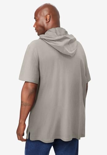 KingSize Men's Big & Tall Gauze Short-Sleeve Hoodie2
