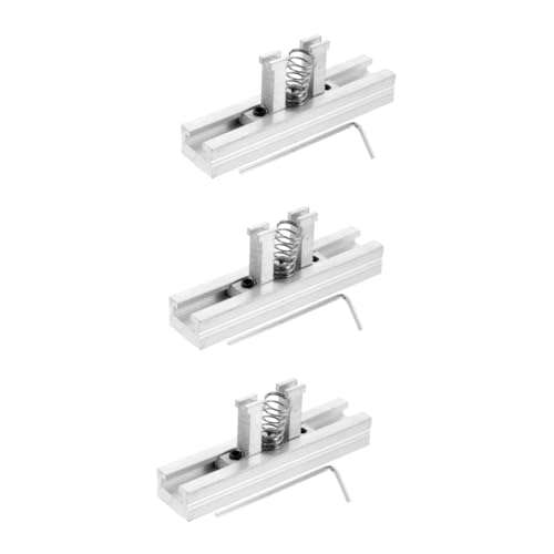 Mipcase 3pcs Reballing Rework Station Kit Aluminum Alloy Stencil Holder for Electronics