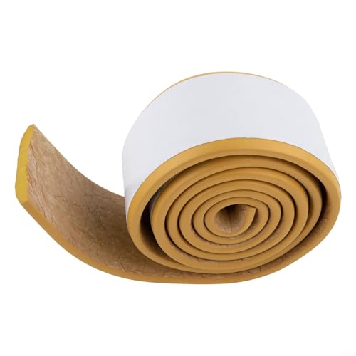 Niceminiwall Self- Rodapié con patrón de mármol, tira anticolisión de 1 cm de grosor para esquinas de pared, bordes de mesa y decoración de tuberías de gas, 8 cm x 200 cm (textura dorada)