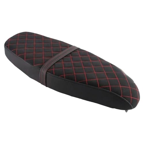 Selle passager arrière souple et plate noire pour rénovation moto S50 S51