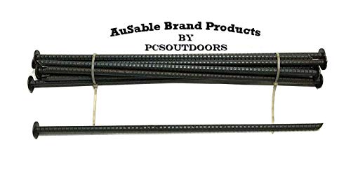 AuSable Brand 18  x 1 2  Rebar Anchor Stakes - Landscaping, Camping & Trapping (12 PK.)
