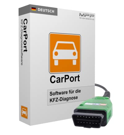 CarPort Profi-Edition CAN + KKL Diagnose Software für VW, Audi, Seat, Skoda ab Bj.1996 + Interface CP-Compact