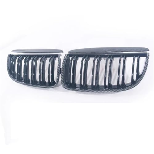 Parrilla de riñón delantera para Serie 3 E90 E91 2005-2008 en acabado negro mate