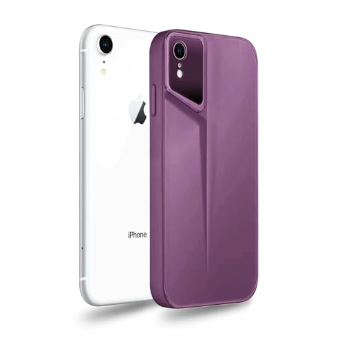 Image of Amazon Brand - Solimo Ultra-Thin Blade Runner Series Matte Finished Camera Protection Soft Back Cover for Apple iPhone XR - Purple